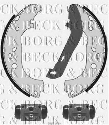 BORG & BECK bbs1105k -  Комплект тормозных колодок